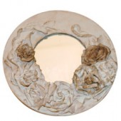 Zrcadlo kulaté v MDF rámu, 30cm