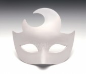 Benátská maska - Půlměsíc 17x14cm, polyresin