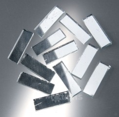 Krakelovaná mozaika 30x10mm - zrcadlová