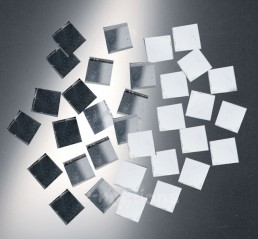 Krakelovaná mozaika 10x10mm - zrcadlová