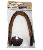 Hnědá ucha na tašky 27cm