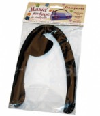 Černá ucha na tašky 27cm
