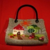 Černá ucha na tašky 27cm