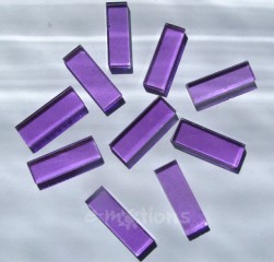 Krakelovaná mozaika 30x10mm - lila