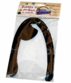 Černá ucha na tašky 57cm