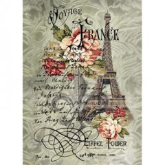 Filc s potiskem 15x21 - Voyage en France