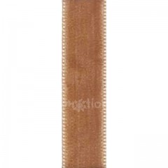 Sametová stuha šíře 1cm, 2m - béžová (světle hnědá)