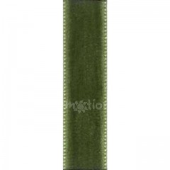 Sametová stuha šíře 1cm, 2m - zelená