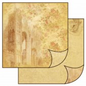 Scrapbook papír oboustr. - Gotická klenba