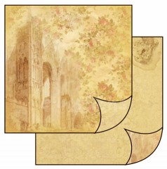 Scrapbook papír oboustr. - Gotická klenba