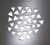 Zrcadlová mozaika trojúhelník 8x8mm, 250g