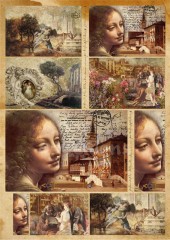 Découpage papír 70x50cm - Leonardo