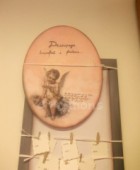 Découpage papír 70x50cm - Vintage pohlednice a hodiny s andílky