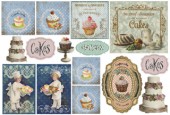 Décu papír rýžový 48x33cm - Cakes