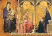 Décu papír 48x33cm - Ikony - Duccio Maestá - zlaté detaily