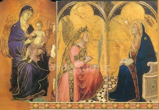 Décu papír 48x33cm - Ikony - Duccio Maestá - zlaté detaily