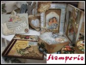 Scrapbook papír oboustr. - Viněty s andílky