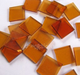 Mozaika CRYSTAL 15x15mm - jantarová