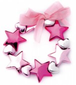 Hvězdičky 2,2cm, 12ks - brilantní zlatá