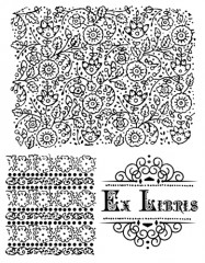 Razítko akrylové 14x18cm - Ex Libris