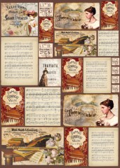 Filc s potiskem 50x70 - Opera