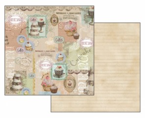 Scrapbook papír oboustr. - Cakes