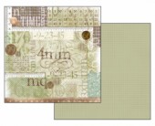 Scrapbook papír oboustr. - Metr, míry