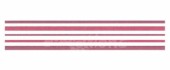 Washi páska 15mm x 10m - Červené proužky