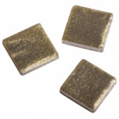 Metalická akryl.mozaika 1x1cm- šampaňská zlatá