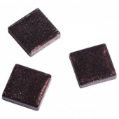 Metalická akryl.mozaika 1x1cm- mahagon