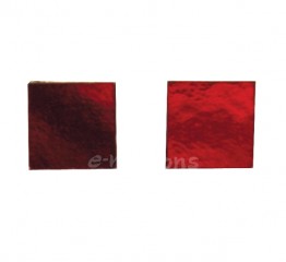Zrcadlová mozaika červená 10x10mm, 200g