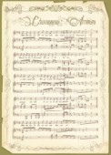 Filc s potiskem 15x21 - Partitura