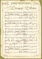 Filc s potiskem 15x21 - Partitura