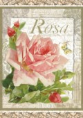 Filc s potiskem 15x21 - Rosa