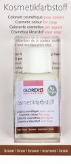 Barva do mýdla tekutá 20ml - HNĚDÁ