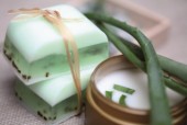 Ekolog. mýdlová hmota s ALOE VERA průhledná 500g