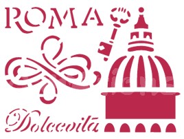 Šablona 20x15cm - Roma