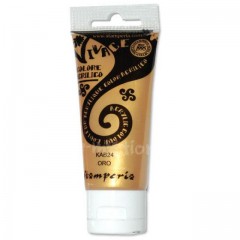 Akrylová barva VIVACE 60ml - metalická zlatá