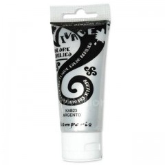 Akrylová barva VIVACE 60ml - metalická stříbrná