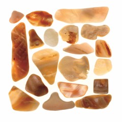 Perleťová mozaika zaoblené tvary