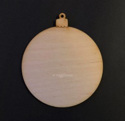 Dřevěná vánoční koule 10cm
