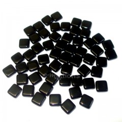 Mozaika skleněná 8x8mm - ČERNÁ neprůhledná